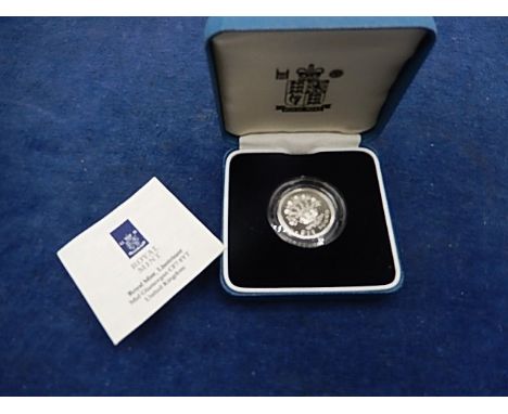 Royal Mint 1991 Silver One Pound Proof