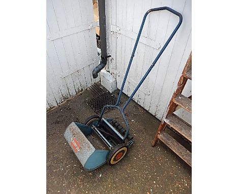 Vintage Qualcast Q7 Lawn Mower with instruction leaflet