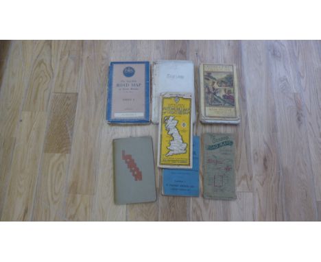 A carton containing Ordnance survey maps and others, etc (a lot) 
