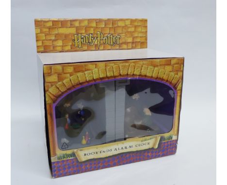 Harry Potter Bookends, Alarm Clock, Boxed.  