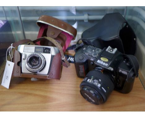 Vintage Balda - Baldessa camera and a Nikon F-4115 cameras (2)