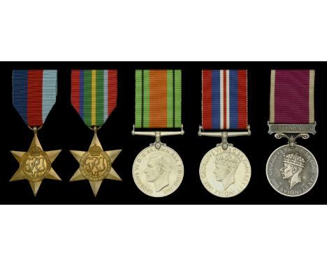 Five: Battery Quartermaster Sergeant A. G. V. Bottle, Hong Kong and Singapore Royal Artillery, who was captured and taken Pri