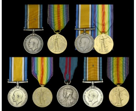 Pair: Sergeant J. Gray, Royal Scots British War and Victory Medals (204003 Sjt. J. Gray. R. Scots.); together with a Royal Sc