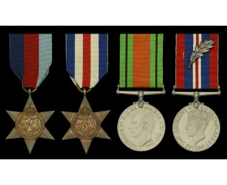 Four: Attributed to Lieutenant D. B. Sharverin, Royal Navy, who was twice Mentioned in Despatches, including for Operation Ju