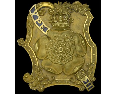 7th (Royal Fusiliers) Regiment Officer’s Shoulder Belt Plate 1840-55. A fine Officer’s Shoulder Belt Plate 1840-55, rococo pa
