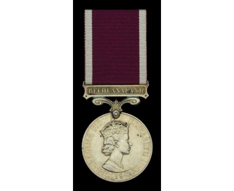 Army L.S. & G.C., E.II.R., 1st issue, Bechuanaland (1752 Cpl. Mphunyane, Bech. Prot. Police) minor edge bruising, good very f