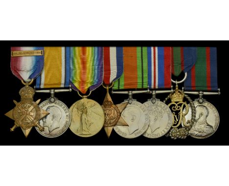 Eight: Commander E. D. P. Pinks, Drake Battalion, Royal Naval Division, Royal Naval Volunteer Reserve, a veteran of the defen