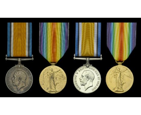 Pair: Second Lieutenant C. C. Bailey British War and Victory Medals (2. Lieut C. C. Bailey.) good very fine  Pair: Private E.