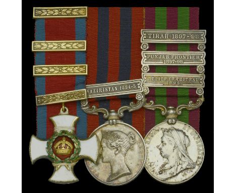 The ‘Tirah 1897-98’ D.S.O. group of three awarded to Captain J. A. L. Haldane, Gordon Highlanders, afterwards General Sir Ayl