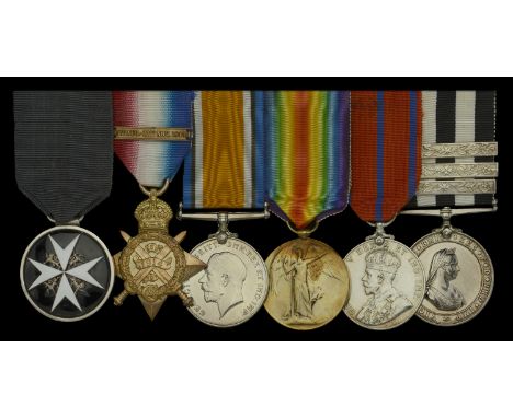 An Order of St. John group of six awarded to Senior Reserve Attendant J. E. Fitzgibbon, Royal Naval Auxiliary Sick Berth Rese