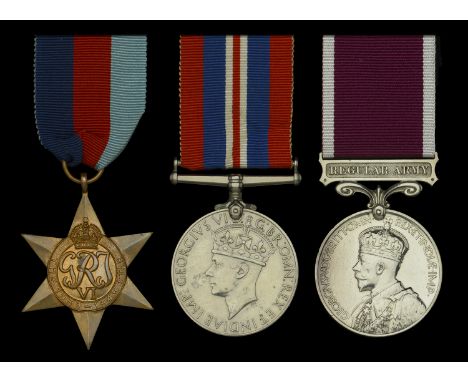 Three: Battery Quartermaster Sergeant J. Largan, Royal Artillery, who died in France on 5 January 1940  1939-45 Star; War Med
