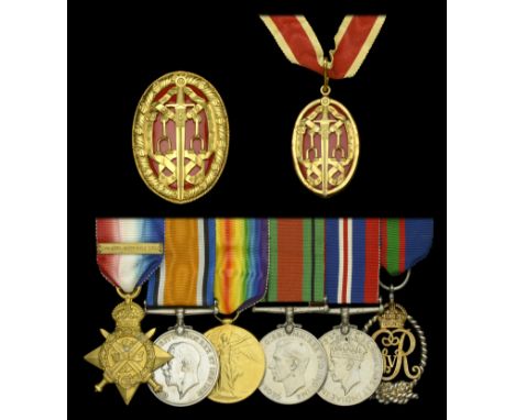 A scarce Knight Bachelor’s Great War group of seven awarded to Commander Sir Geoffrey E. Duveen, Royal Marines, a Motor Owner