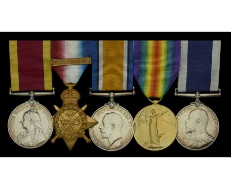 Five: Company Sergeant Major S. A. Holliday, Royal Marine Artillery, Royal Marine Brigade, who was interned in Holland after 