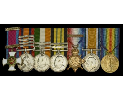 A Boer War D.S.O. goup of seven awarded to Major E. V. Jenkins, West Riding Regiment, who afterwards led a punitive expeditio