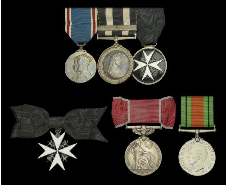 An Order of St. John, Second War B.E.M. group of six awarded to Miss Violet A. Reading, St. John Ambulance Brigade, who serve