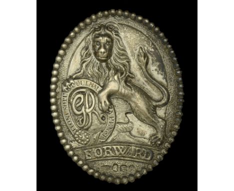 London and Westminster Light Horse Volunteers Officer’s Shoulder Belt Plate c.1803. A fine Officer’s Shoulder Belt Plate c.18