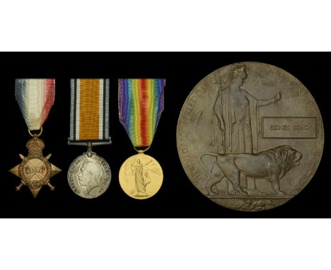 Three: Stoker First Class S. Bond, Royal Navy, who was killed when H.M.S. Seagull collided with another ship in the Firth of 