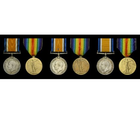 Pair: Private W. Edmonds, Army Service Corps British War and Victory Medals (DM2-207393 Pte. W. Edmonds. A.S.C.) very fine  P