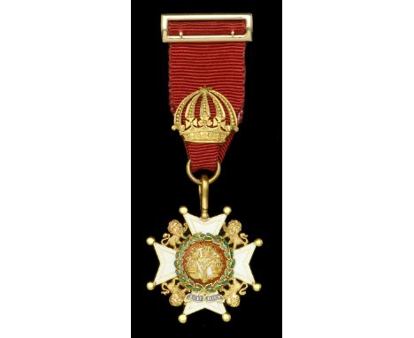 The Most Honourable Order of the Bath, a rare and interesting G.C.B. (Military) Knight Grand Cross ‘button-hole’ badge, 29mm 