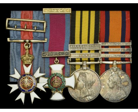 A rare ‘Sierra Leone’ C.M.G. and ‘Boer War’ D.S.O. group of four awarded to Lieutenant-Colonel A. F. Tarbet, South Lancashire