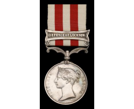 Indian Mutiny 1857-59, 1 clasp, Defence of Lucknow (Wm. Fletcher, 1st Bengal Fusrs.) good very fine £400-£500  ---  William F