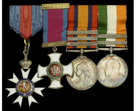 A Great War C.M.G. group of three awarded to Lieutenant-Colonel J. F. Humby, D.S.O., Nottinghamshire and Derbyshire Regiment,