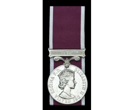 Army L.S. & G.C., E.II.R., 2nd issue, Rhodesia & Nyasaland (1203 C./Sgt. Jenkin A.I.) good very fine and rare £200-£240  --- 