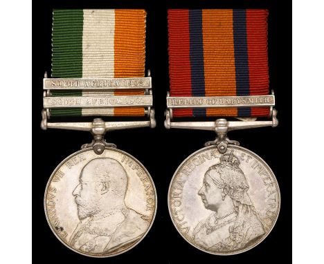 Pair: Private C. B. Daniel, Royal Army Medical Corps   Queen’s South Africa 1899-1902, 1 clasp, Relief of Ladysmith (9418 Pte