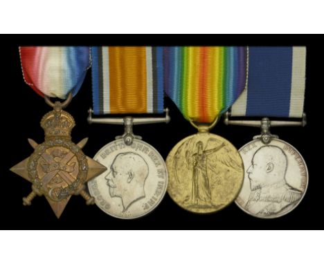 Four: Chief Sick Berth Steward H. Keeble, Royal Naval Hospital, Belle Vue, Dunkirk  1914 Star (135654. H. Keeble, Ch. S.B.S. 