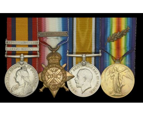 Four: Lieutenant Colonel R. D. Beith, Royal Marine Light Infantry, who commanded the Deal Battalion, Royal Marine Brigade, 12