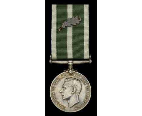 The Royal Naval Reserve L.S. & G.C. awarded to Seaman F. S. Martin, D.S.M., who served in H.M.S. Salamander for the duration 