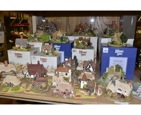 TWENTY THREE LILLIPUT LANE SCULPTURES FROM SOUTH EAST AND SOUTH WEST COLLECTIONS, some boxed and with deeds where mentioned, 