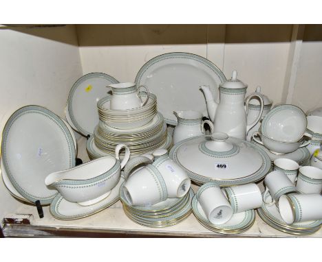 AN EIGHTY SEVEN PIECE ROYAL DOULTON BERKSHIRE DINNER SERVICE TC1021, comprising a coffee pot, a teapot, a cream jug, a milk j