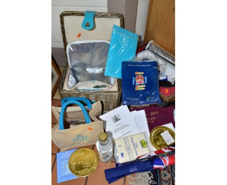A GROUP OF ITEMS RELATING TO ROYALTY, to include an order of service from the marriage of Princess Eugenie and Jack Brooksban