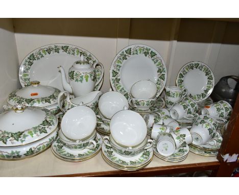 A SEVENTY EIGHT PIECE WEDGWOOD SANTA CLARA DINNER SERVICE, pattern no W4114, comprising a coffee pot, a cream jug, a sugar bo