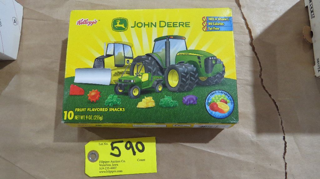 John Deere fruit flavored snacks.