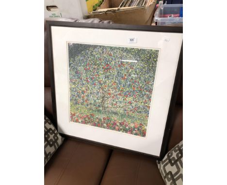 A print depicting poppies