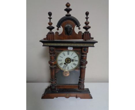 A 19th century American mantel clock. 