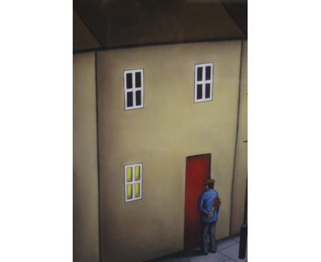 PAUL HORTON. Late 20th / early 21st century street scene with figure 'Just For You', signed in pencil lower right, limited ed