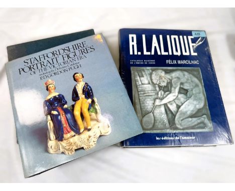 "R. LALIQUE" by Felix Marcilhac, a comprehensive illustrated study of Lalique in French language, published 1989; "Staffordsh