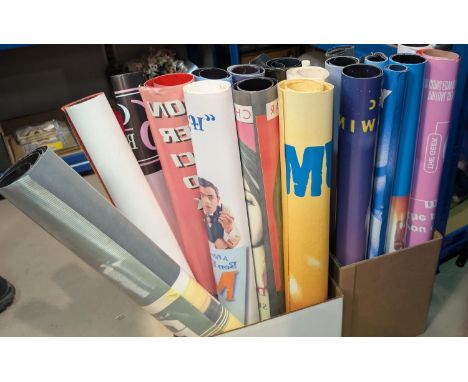 Film posters inc. Thomas and the Magic Railroad; Boiler Room x 2; The Talented Mr Ripley; Virtual Sexuality; Psycho; Message 