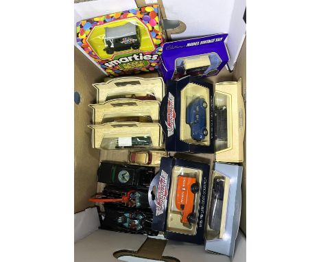 A Corgi Batmobile with Batman and Robin, Bat Boat, Corgi Black Beauty and James Bond DB5, and a selection of boxed diecast ve
