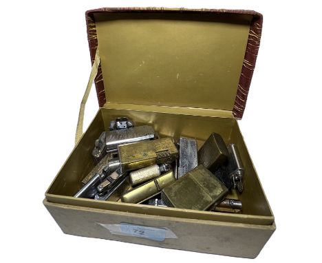 A selection of 19th century and later vintage cigarette lighters.