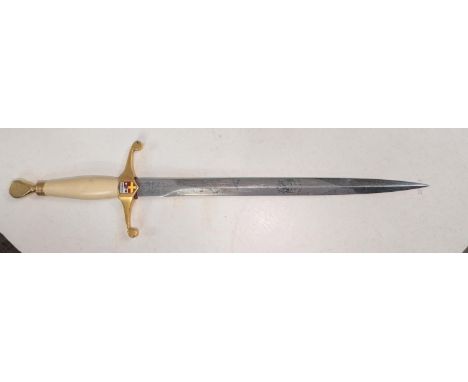 WILKINSON SWORD - a Tewkesbury Abbey Church commemorative dagger, 40cm.