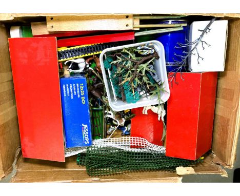 A collection of hard back antique Shakespeare and other books; a collection of vintage farm animals, Disney games and other b