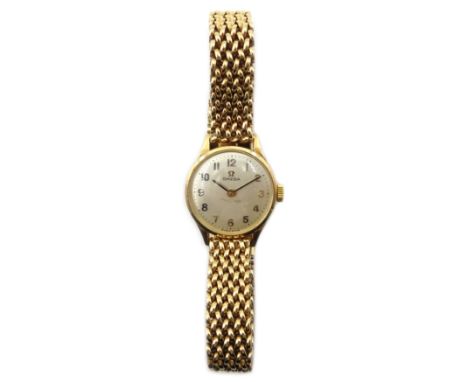 Omega ladies 9ct gold manual bracelet wristwatch hallmarked Condition Report 30.8gm grossClick here for further images, condi