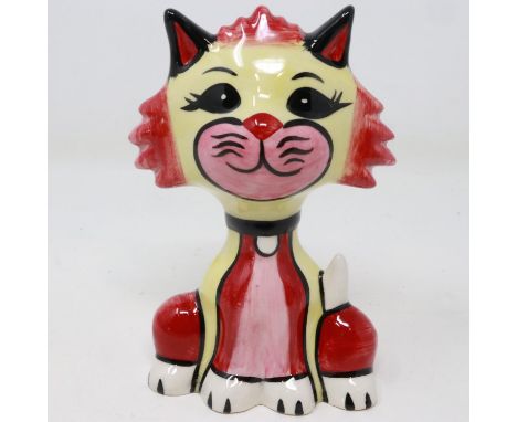 Lorna Bailey cat, Sheba, no cracks or chips, H: 13 cm. UK P&amp;P Group 1 (£16+VAT for the first lot and £2+VAT for subsequen