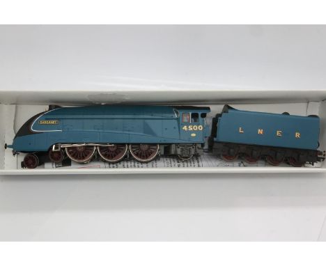 OO scale Hornby A4 Garganey, 4500, LNER Blue, in excellent condition, unboxed. UK P&amp;P Group 1 (£16+VAT for the first lot 