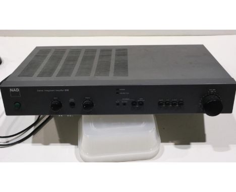 NAD stereo integrated amplifier 310. All electrical items in this lot have been PAT tested for safety and have passed. This d
