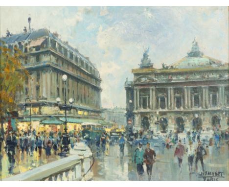 Juan Bayon Salado (Logrono 1912 - Bilbao 1995). Opera Garnier, Paris. Öl/Lw. 27 x 35 cm. R. u. sign. J. Salabet Paris. Min. R